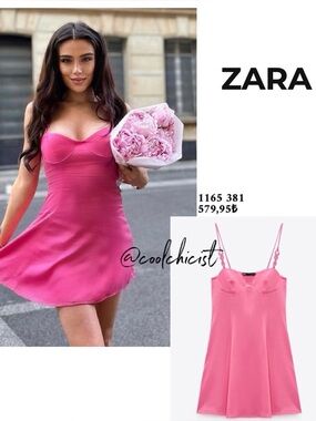 Zara Pink Mini Dress